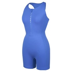 renoma 女款露背拉鍊三分半身泳衣 RN-LF2F552