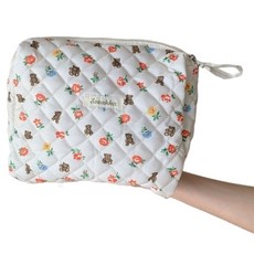 Multinest 絎縫尿布袋, 小熊象牙白