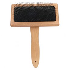 REDPUPPY 木質方形寵物梳 大型, 1個, 混合顏色