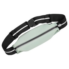 超輕量防水車線夜間運動跑步腰帶 腰包, 薄荷綠, 1個