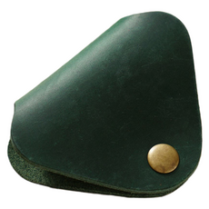 Select 時尚皮革捲線器 70 x 60 x 0.3 mm, 綠色, 1個, 單一商品