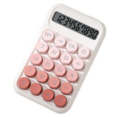 윰스 소형 기계식 계산기, 레드, 1개