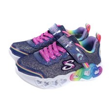 SKECHERS 兒童款 INFINITE HEART LIGHTS D楦休閒鞋 303751LNVMT