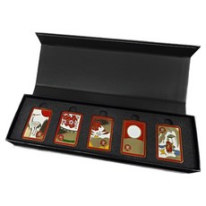 GIVOTGOLF 五光擬真高爾夫球標 5種 節日禮品組, 1套, 金色