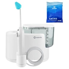 sanvic 善維 善鼻 脈動式洗鼻器 附洗鼻鹽20小包 + 1支成人2支兒童洗鼻桿 SH101N, 1套