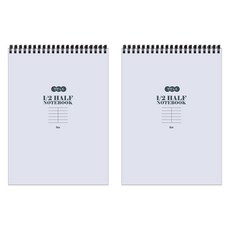 아이비스 반반 상철 노트, 퍼플, 2개
