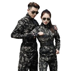 LOOK HERE 軍事生存遊戲戰鬥服上衣+褲子套裝, 白鷹迷彩