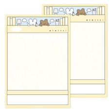 DONNAANDFRIENDS 日常便條紙 A5, 2個, Sunmyeoni和Hodu學習, 100入