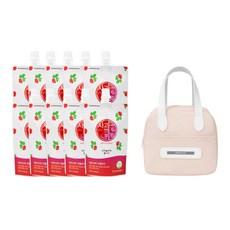 YEONDOOFARM NFC 100% 好農蘋果甜菜汁 附保溫保冷便當手提袋, 10個, 100ml