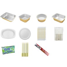 6~7人烤肉用品/懶人烤肉11件組, 1套
