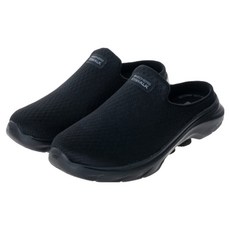 SKECHERS 女款 GO WALK 7 D楦穆勒鞋 125224BBK, 黑色, 25.0cm