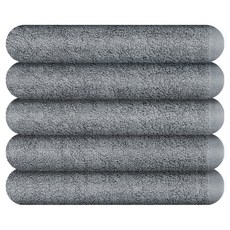 송월타월 애쉬 컬러 국내산 주방 핸드타올, 회색, 5개