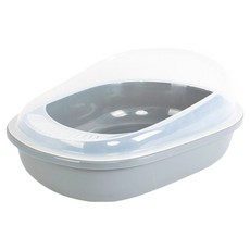 PetHouse 寵趣屋 開放式橢圓貓砂盆, 1個, 灰色