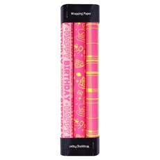 Misoroun 捲筒包裝紙 43 x 300 cm, 1個, 粉色套組