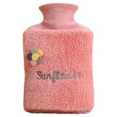 Solre 溫暖熱水袋 時尚熱水袋 熱水袋 粉紅色 1L 28 x 17.5 x 2 cm, 1個