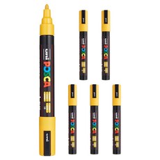 POSCA 粗字用 PC-5M 赭色, 6個, 1色