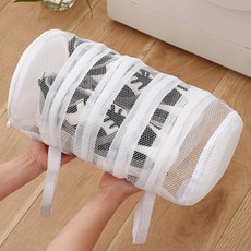 LaundrySaso 運動鞋洗滌防變形尺寸可調式洗衣網, 1個, 白色