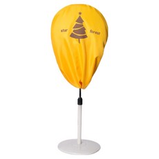 쏙쏙채움 스판 써큘레이터 선풍기커버, 옐로 크리스마스 트리