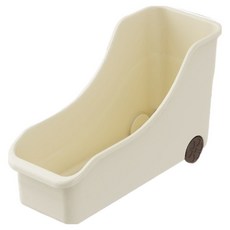 훈스픽 바퀴 슬라이딩 주방정리 팬트리 수납선반, 화이트, 1개