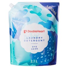 DoubleHeart 幼兒用洗衣精補充包, 2.1L, 1個