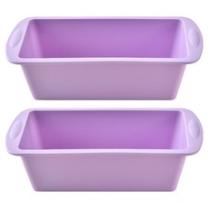 빅벅 실리콘 식빵틀 베이킹 오븐용 빵틀 큐브 퍼플, 2개