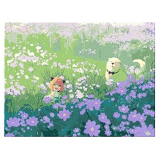 daysoy 感性風景氛圍 DIY 數字油畫 10 風景10 40 x 50 cm, 1個, 混合顏色