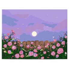 데이소이 감성 풍경 무드 DIY 숫자유화 3 풍경03 40 x 50 cm, 혼합색상, 1개