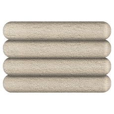 송월타월 애쉬 컬러 국내산 주방 핸드타올, 베이지, 4개