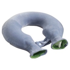 Solr溫暖U型熱水袋可愛熱水袋熱水袋 藍色 1.4L 34*20*4cm, 1個