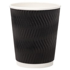 대경 웨이브 컵 블랙 240ml, 1개, 100개입