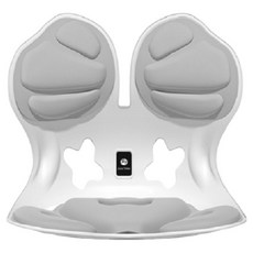 bebehome居家生活 日本sasayama 護腰坐墊 人體工學椅墊, 灰白色