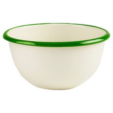 ibili 琺瑯餐碗 12cm, 1個, 米綠色