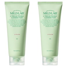 마일드랩 베타트리칸 트러블 클렌징폼, 2개, 150ml