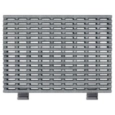 쏠레쿠션매트 욕실 사각발판 + 헤드브릿지 2p 세트 70 x 50 cm, 그레이, 1세트
