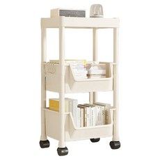 Roy 多用途平板型推車 30 x 20 x 67 cm, 3層, 白色