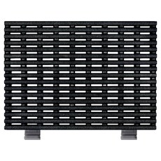 쏠레쿠션매트 욕실 사각발판 + 헤드브릿지 2p 세트 70 x 50 cm, 블랙, 1개
