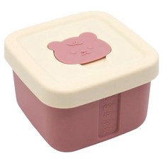 Big Buck 矽膠副食品分裝盒 冰塊盒, 1個, 紅色, 150ml