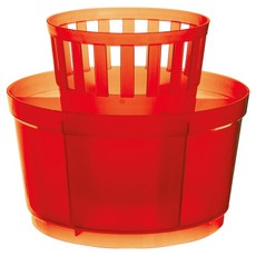 EXCELSA 七格餐具瀝水筒, 1個, 紅色