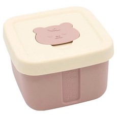 빅벅 실리콘 큐브 이유식 얼음틀, 핑크, 1개, 150ml