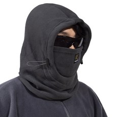 GROOVSTAR GRS 刷毛連帽頸圍, 灰色, 1個