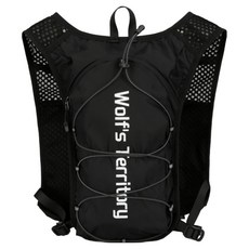 PARAJUNI 跑步 登山健行 自行車 戶外 運動 健身 輕量 後揹包 HJ0660, 黑色, 1個