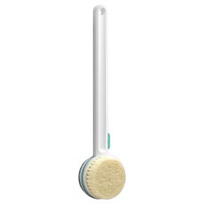 QUALITELL 質零雙柄搓背雙面浴刷 U1, 1個, 1個裝, 白色