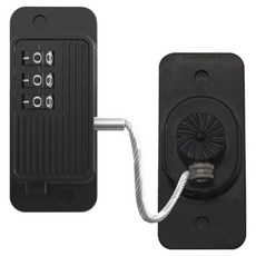 OhBabyLightly 無痕 密碼安全鎖, 1個, 黑色