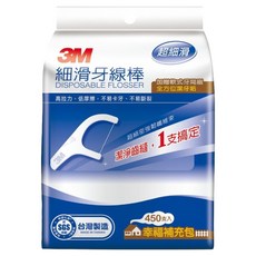 3M 細滑牙線棒 + 軟式牙間刷5支, 1包, 450支, -