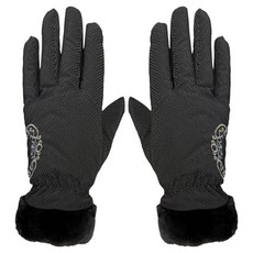 ZECO 女用 Persona Grace 防寒冬季運動手套, 1套, 黑色