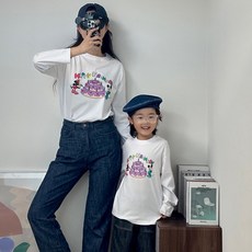 Golden Rabbit 春秋家庭款 D 米奇米妮 HBD 長袖T恤