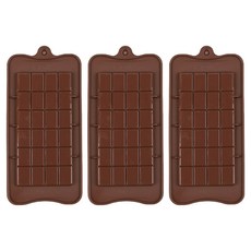 矽膠手工巧克力塊模具 24格 小(107 x 225 x 8 mm), 3個