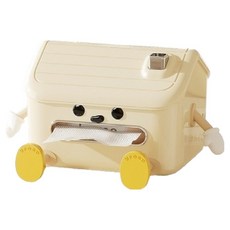 微笑衛生紙盒 坐著的房子, 奶油色