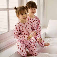 도씨 소프킨 긴팔 실내 잠옷 상의 + 하의 세트 D-55