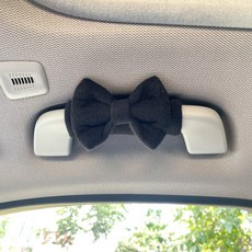 KODACHIEF 넉넉한 차량 실내 손잡이커버 10.6 x 4.7 cm, 블랙리본, 기타